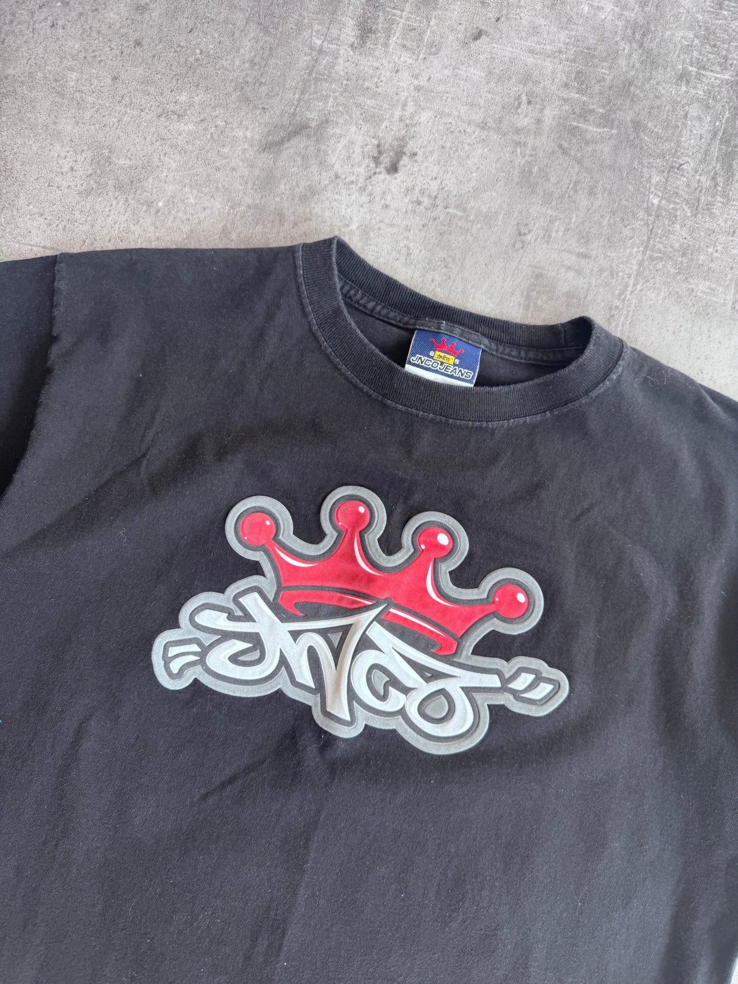 Vintage JNCO Jeans Graphic Tee | Large, Multicoloured