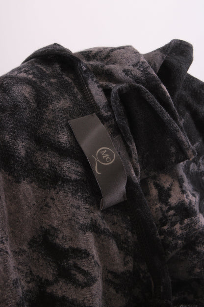 McQ S/S Side Zip Tie Dye T-shirt Grey/ Black M | O/S, Black