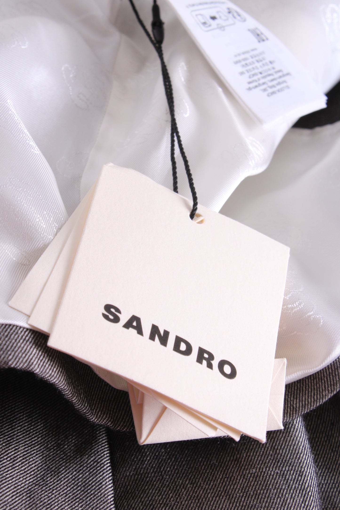 Sandro Grey Blazer Grey 38 | O/S, Grey