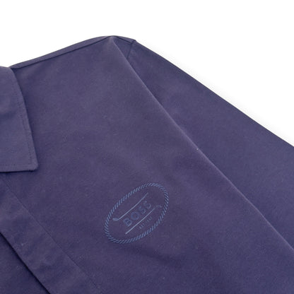 BOSS LONG SLEEVE POLO SHIRT PURPLE XL | XL, Purple