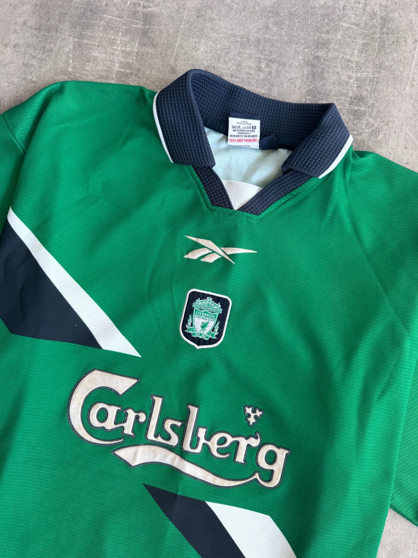 1999/2000 Liverpool x Reebok Away Football Shirt | Large, Multicoloured