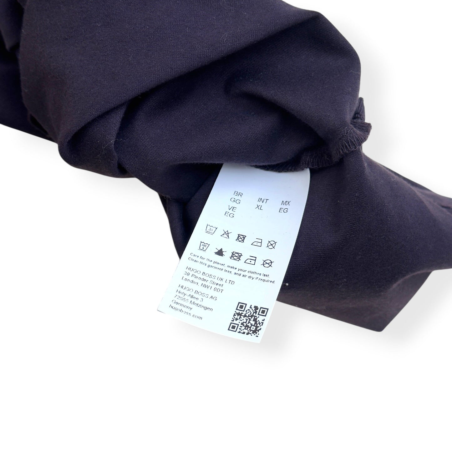 BOSS LONG SLEEVE POLO SHIRT PURPLE XL | XL, Purple
