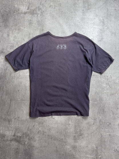 2001 Radiohead W.A.S.T.E "Amnesiac" Washed Brown Graphic Tee