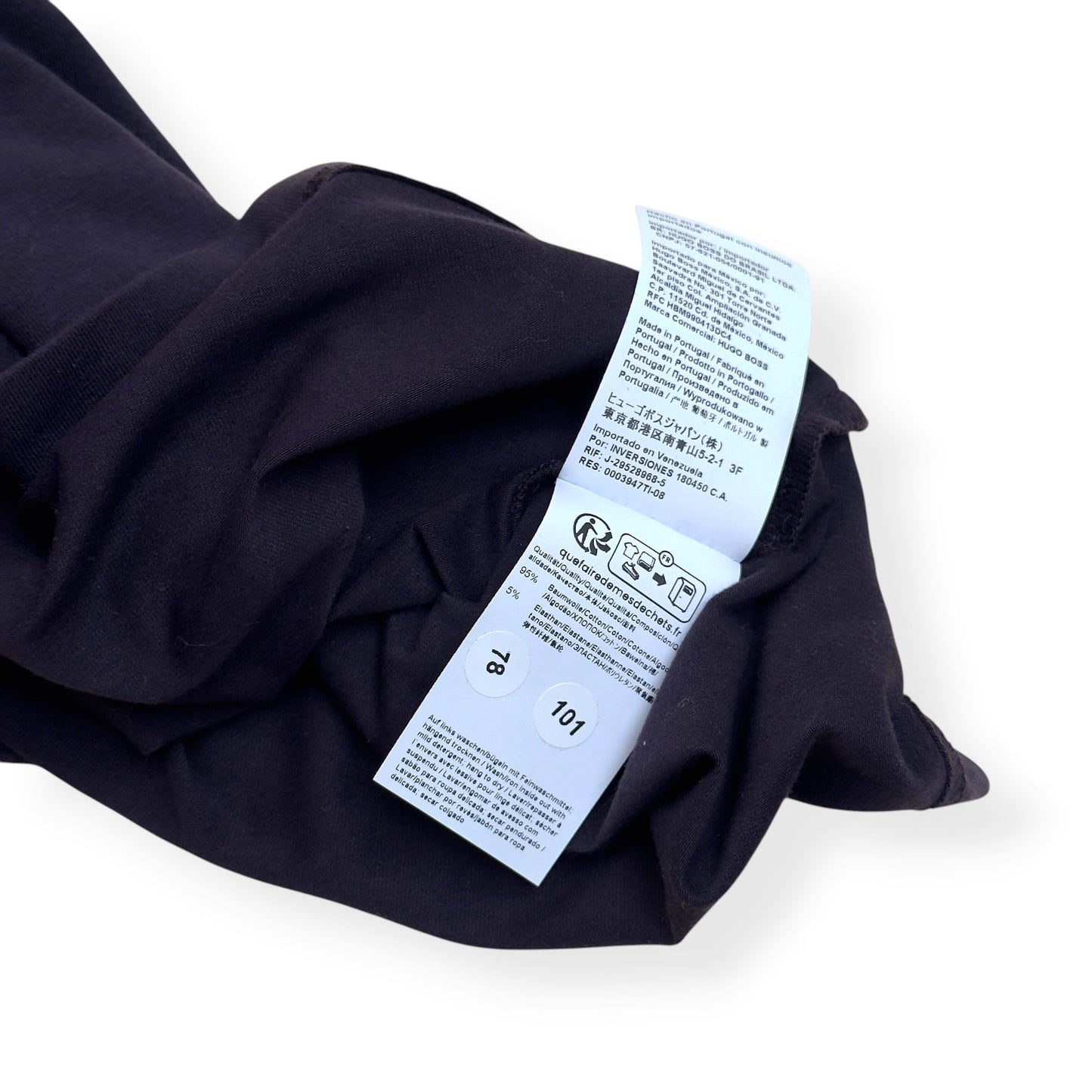 BOSS LONG SLEEVE POLO SHIRT PURPLE XL | XL, Purple