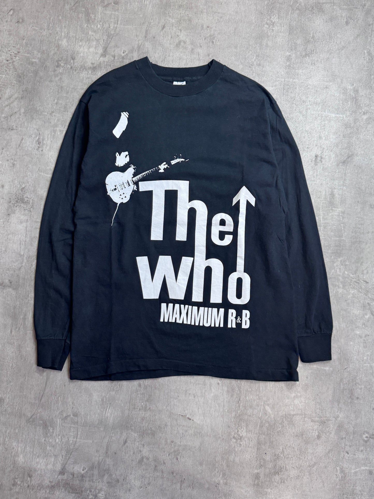 1990s The Who "Maximum R&B" Black Graphic Longsleeve