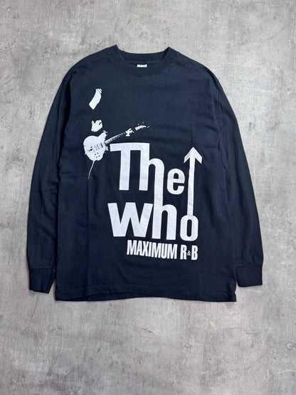 1990s The Who "Maximum R&B" Black Graphic Longsleeve