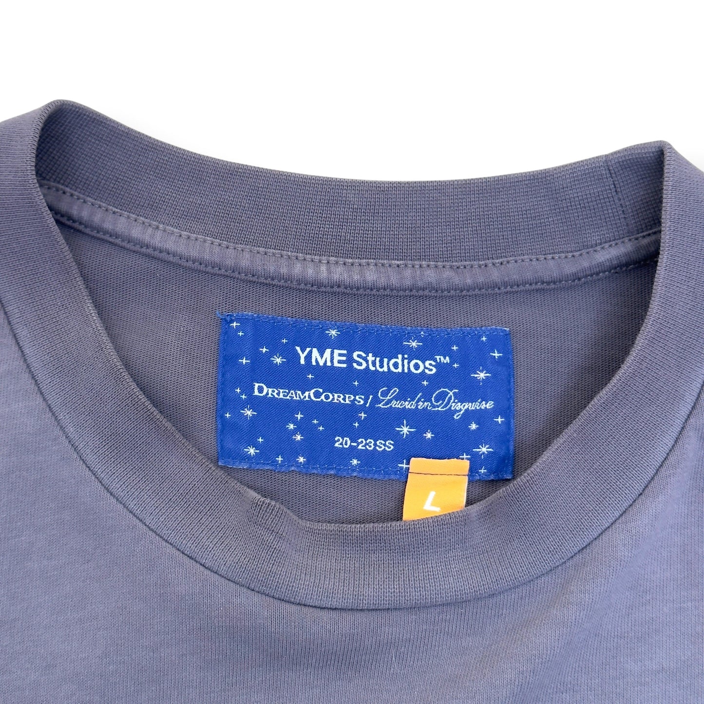 YME STUDIOS DREAMCORPS LUCID IN DISGUISE T-SHIRT SLATE L | Large, Slate