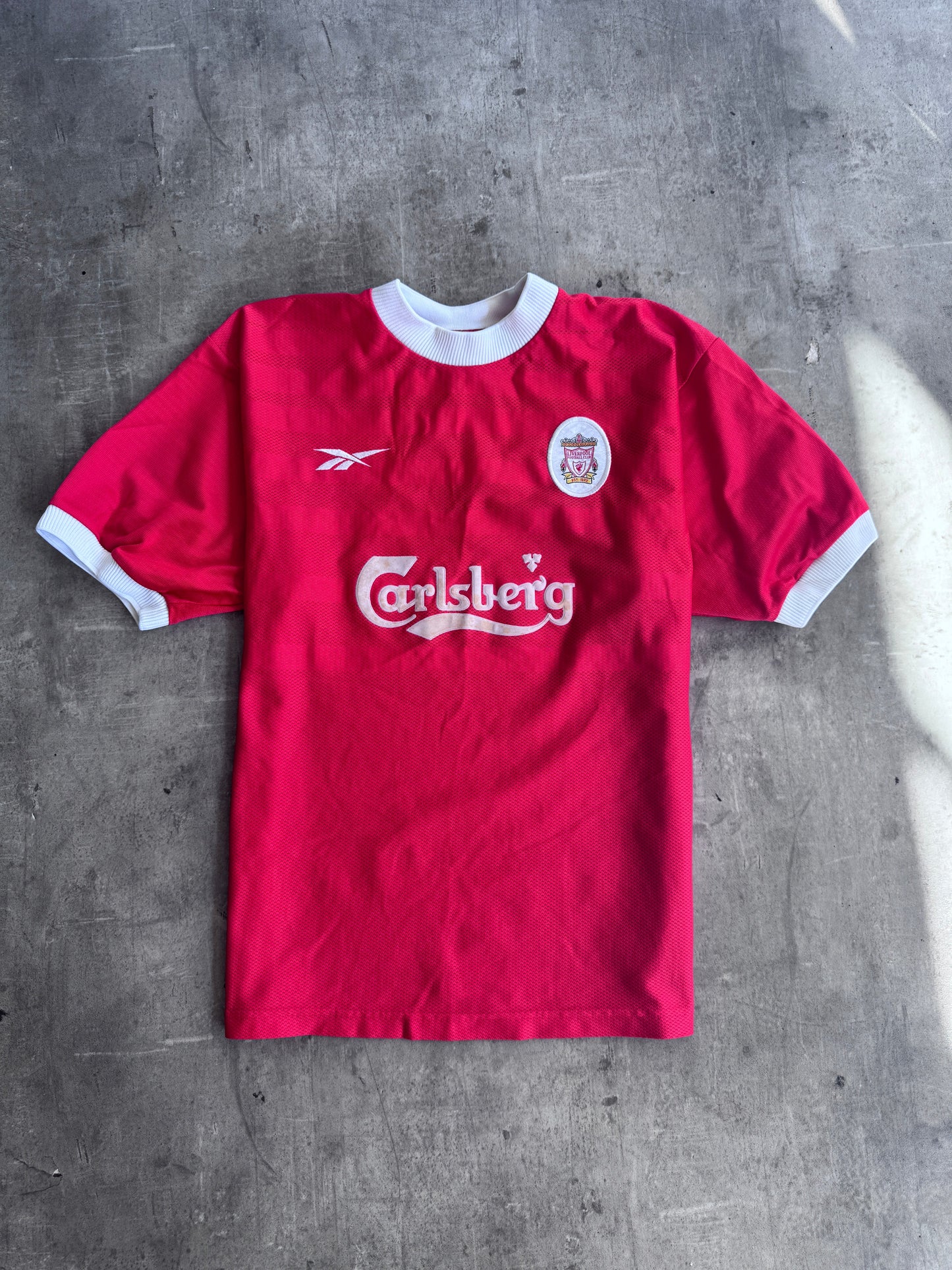 1998/2000 Liverpool x Reebok Home Football Shirt | Large, Multicoloured