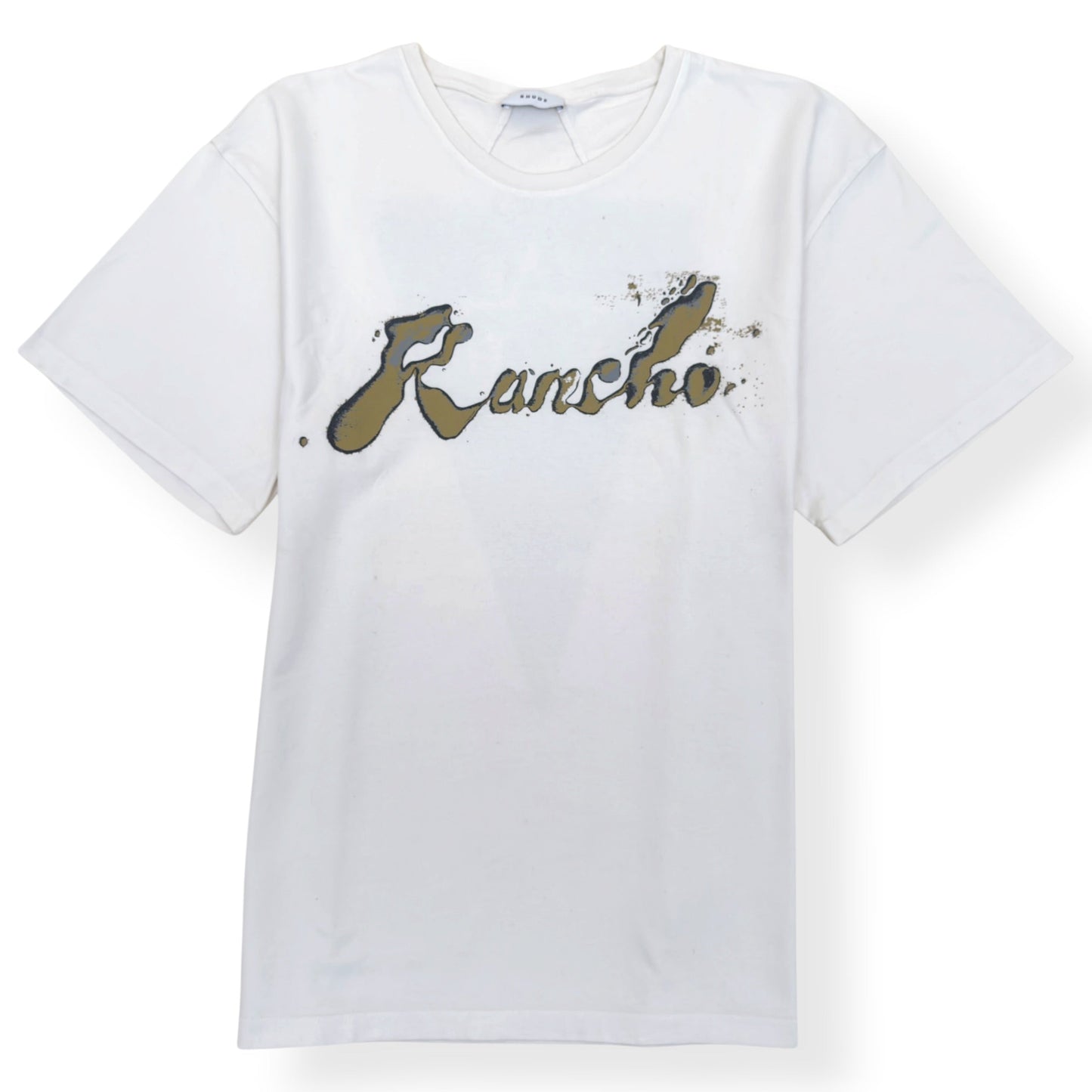 RHUDE RANCHO GRAPHIC T-SHIRT WHITE L | Large, White