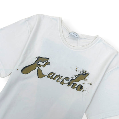 RHUDE RANCHO GRAPHIC T-SHIRT WHITE L | Large, White