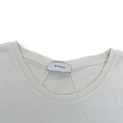 RHUDE RANCHO GRAPHIC T-SHIRT WHITE L | Large, White