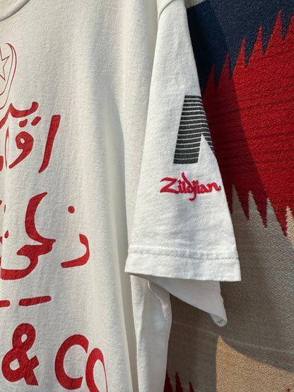 1990s Zildjian & co Cymbals USA T-Shirt - XL | X-Large, Red