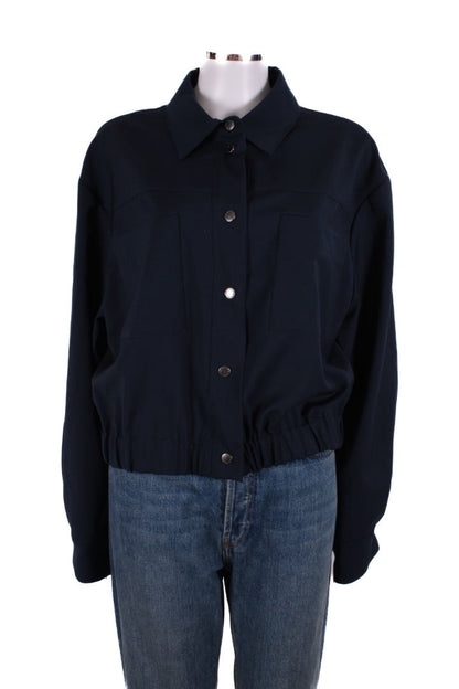 Weekend MaxMara Bomber Jacket Navy 16 | O/S, Navy