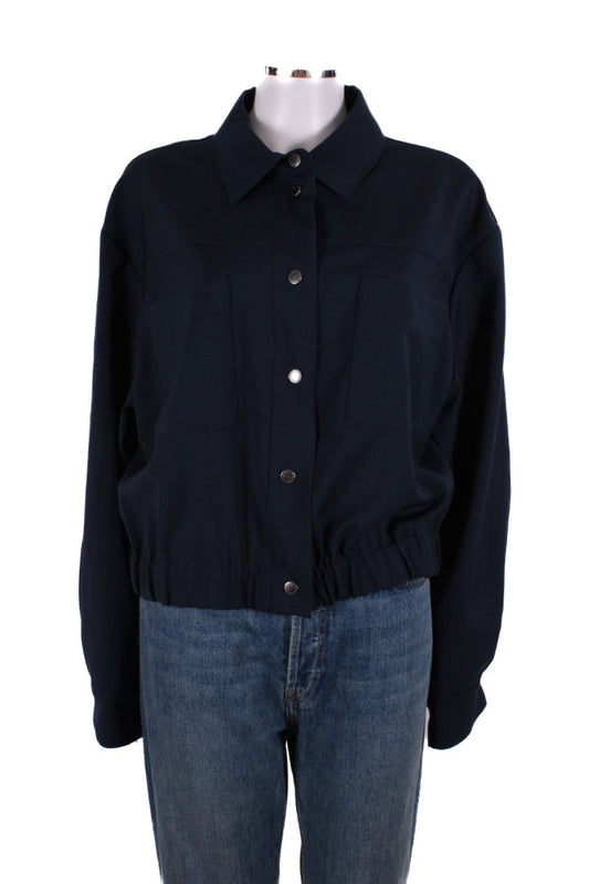 Weekend MaxMara Bomber Jacket Navy 16 | O/S, Navy