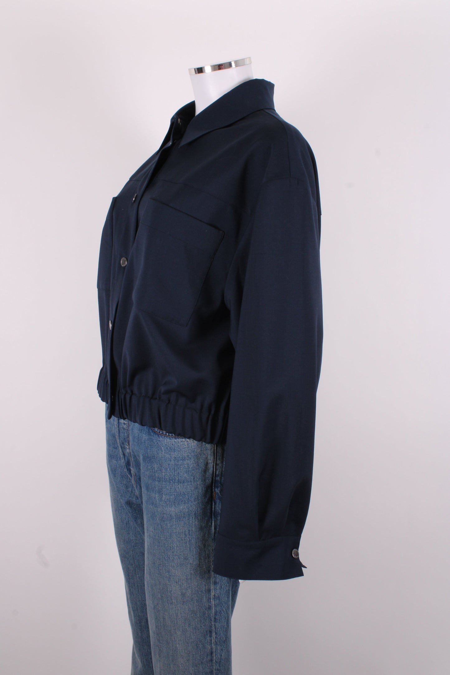 Weekend MaxMara Bomber Jacket Navy 16 | O/S, Navy