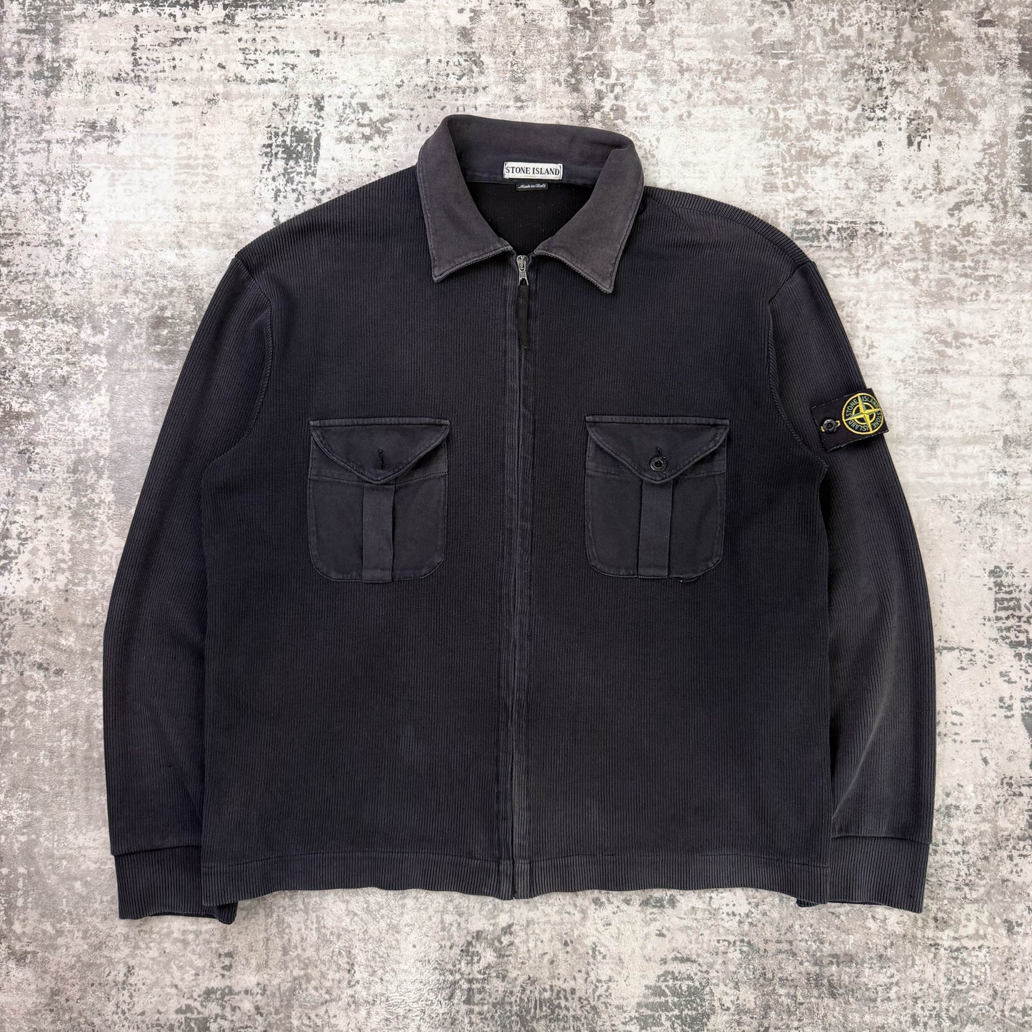Vintage Stone Island Full Zip Jumper (XL)