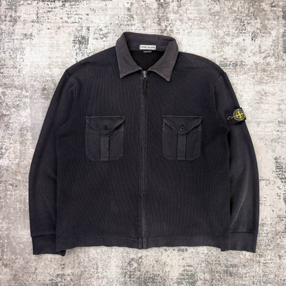 Vintage Stone Island Full Zip Jumper (XL)