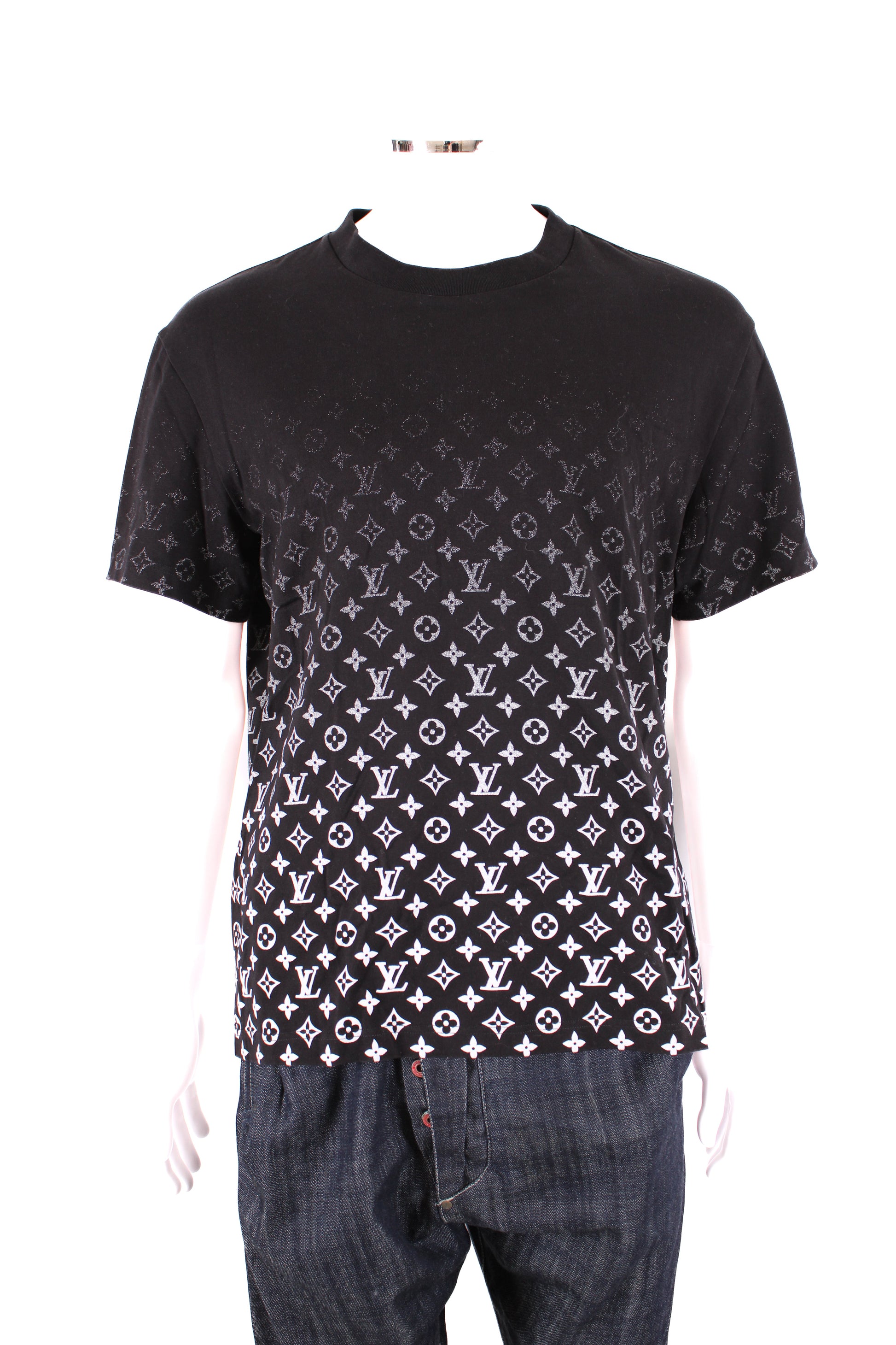 Louis Vuitton Monogram Gradient T-shirt Black XL | Default Title, Black