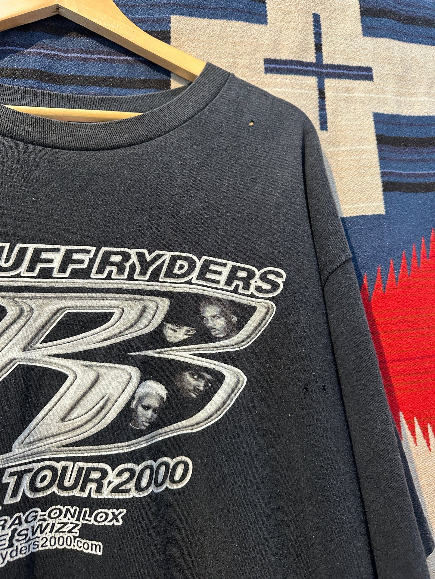 2000 Ruff Riders US Tour T-Shirt - XL | XL, Black