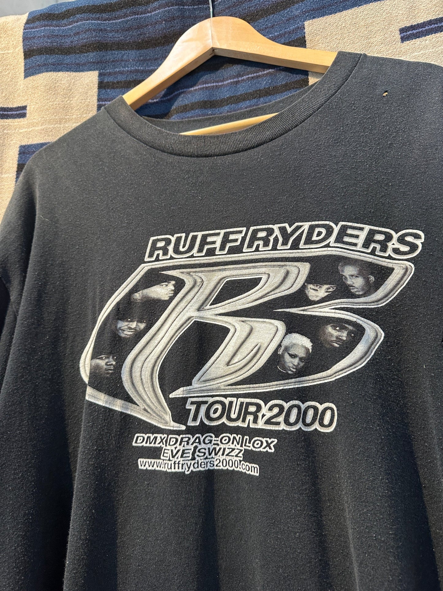 2000 Ruff Riders US Tour T-Shirt - XL | XL, Black