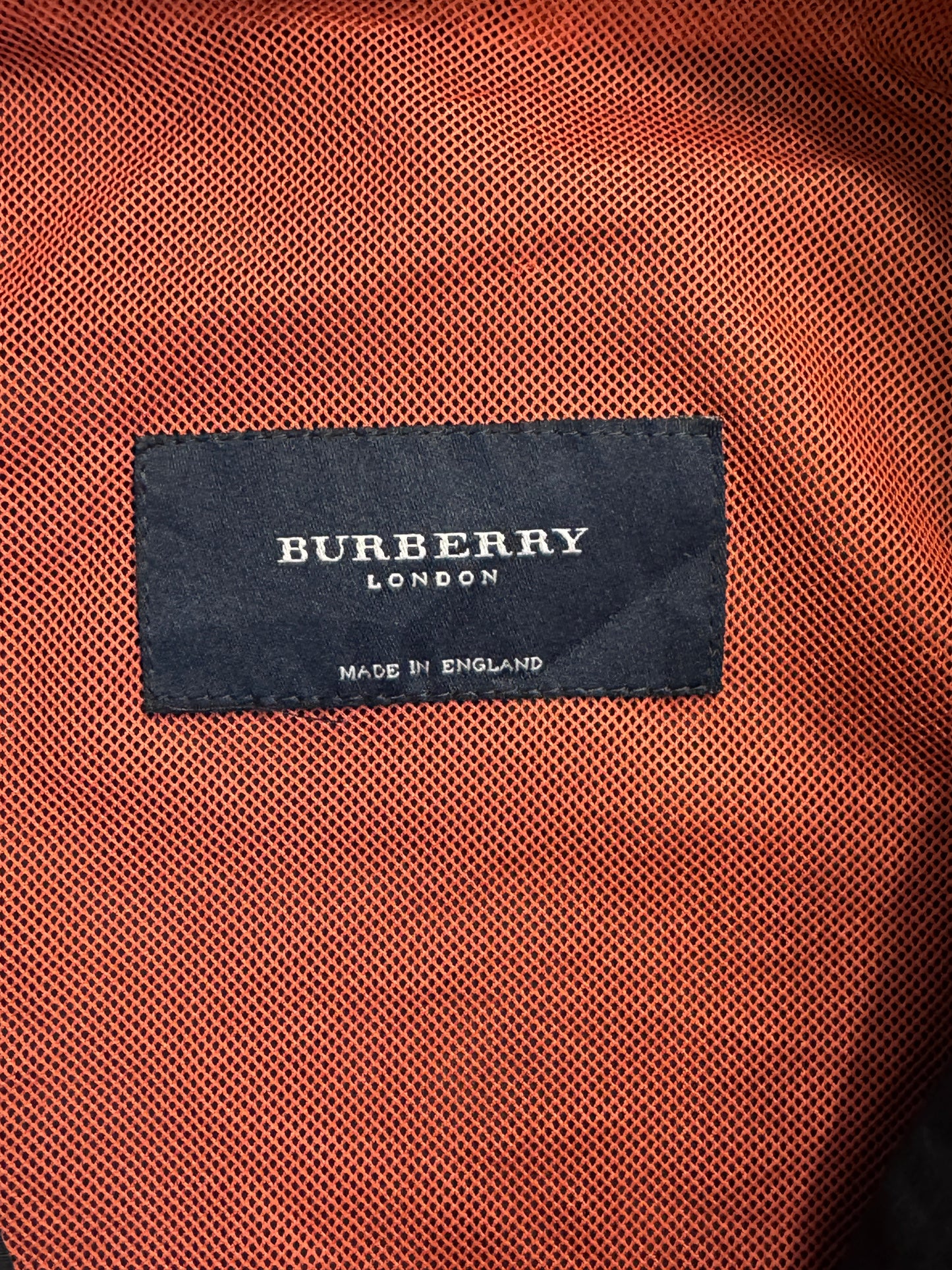 Burberry Washed Navy Mesh Lined Blouson