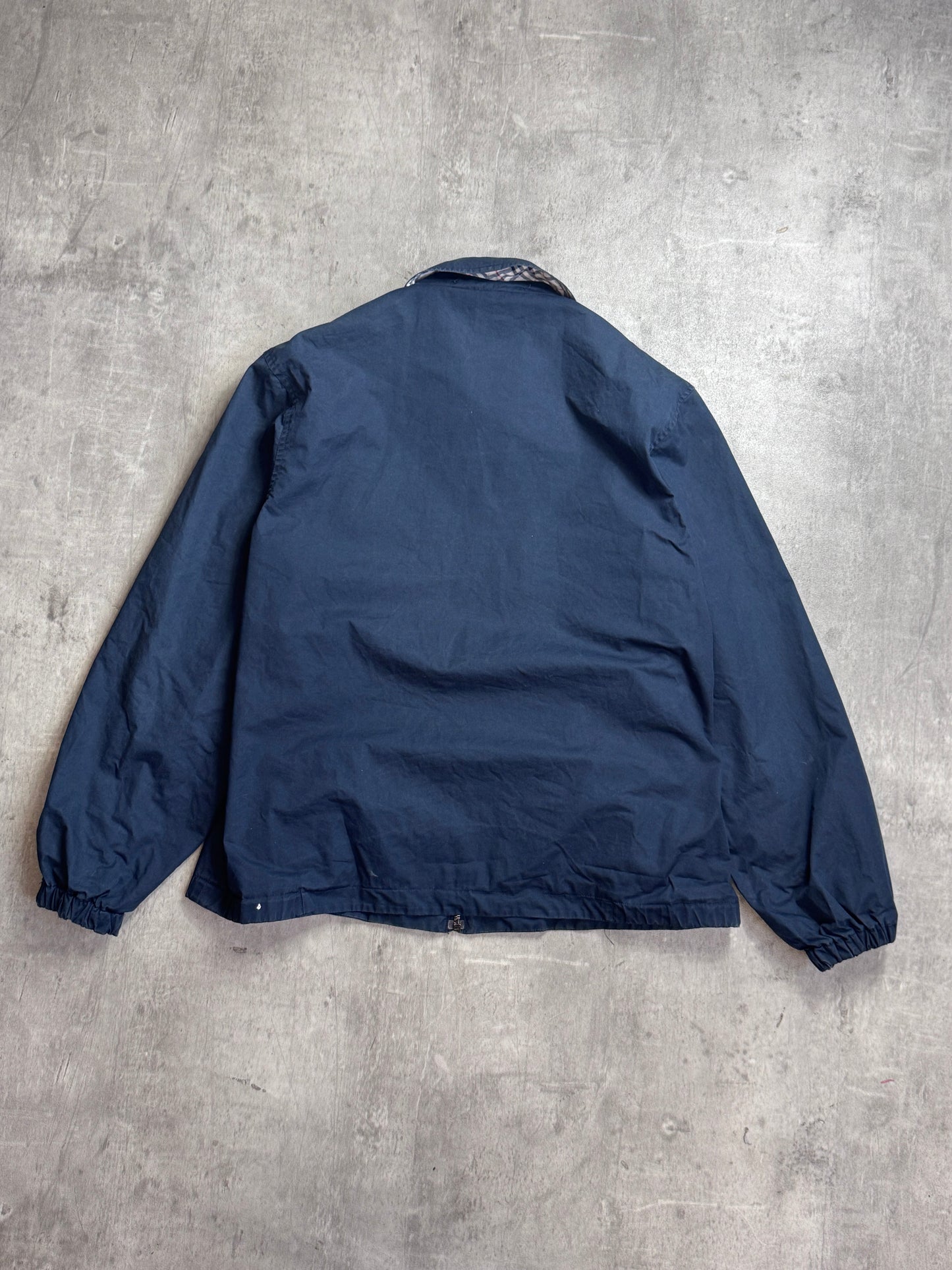 Burberry Washed Navy Mesh Lined Blouson