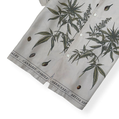 AMIRI BOTANICAL SILK SHIRT NATURAL L | Large, Tan