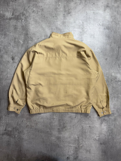 YSL Beige Lightweight Moto Collar Blouson