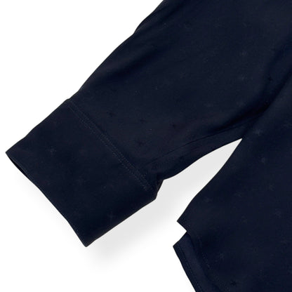 CELINE LOOSE SILK JACQUARD SHIRT BLACK 42 / L | Large, Black