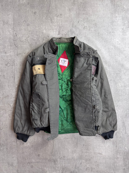 C.P. Company 1982 Dutch Police Triple Leather Uitility Bomber Jacket