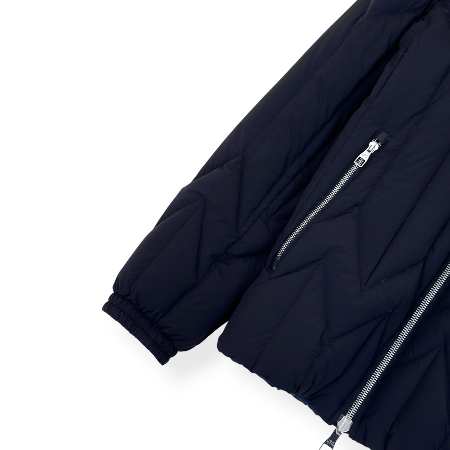 LOUIS VUITTON REVERSIBLE QUILTED DOWN BOMBER JACKET BLACK / NAVY 54 / XL | XL, Black