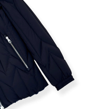 LOUIS VUITTON REVERSIBLE QUILTED DOWN BOMBER JACKET BLACK / NAVY 54 / XL | XL, Black