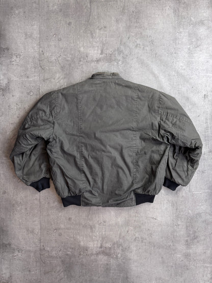 C.P. Company 1982 Dutch Police Triple Leather Uitility Bomber Jacket