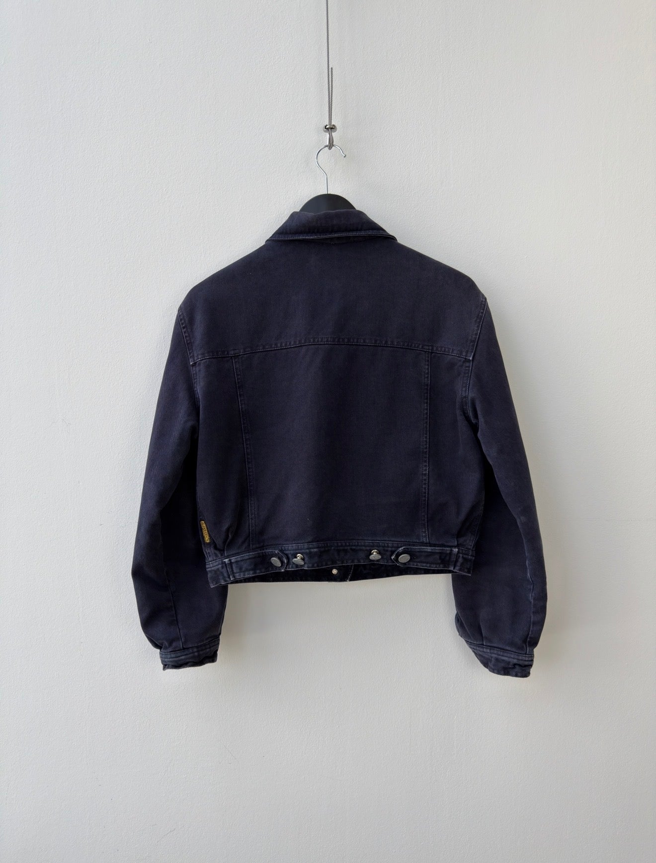Armani Jeans 90s Padded Trucker Jacket | O/S, Navy