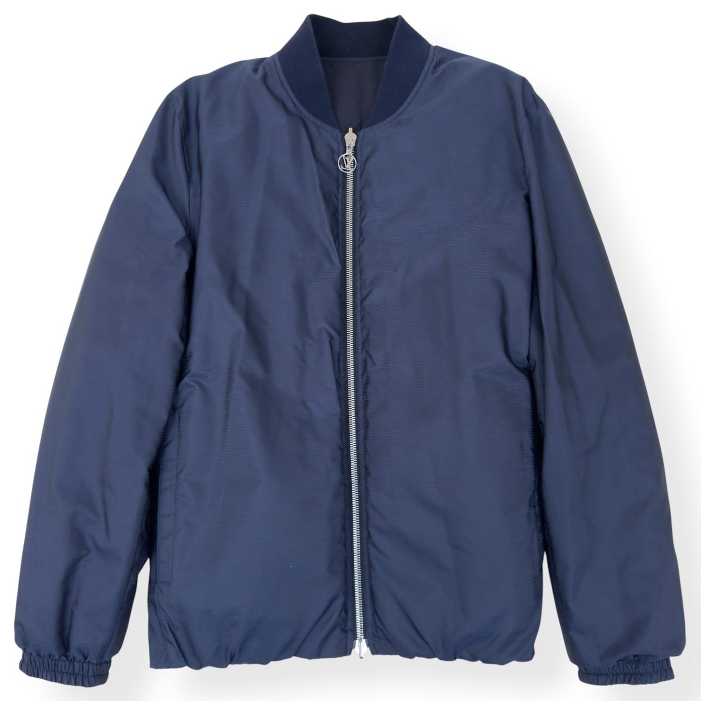 LOUIS VUITTON REVERSIBLE QUILTED DOWN BOMBER JACKET BLACK / NAVY 54 / XL | XL, Black
