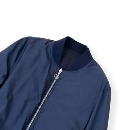 LOUIS VUITTON REVERSIBLE QUILTED DOWN BOMBER JACKET BLACK / NAVY 54 / XL | XL, Black