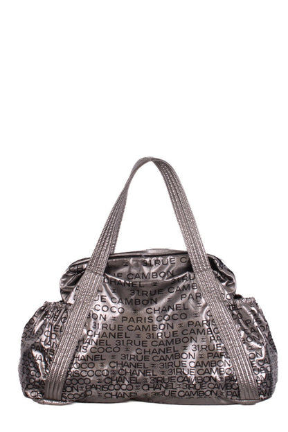Chanel 31 Rue Cambon Tote Silver/ Black | O/S, Black