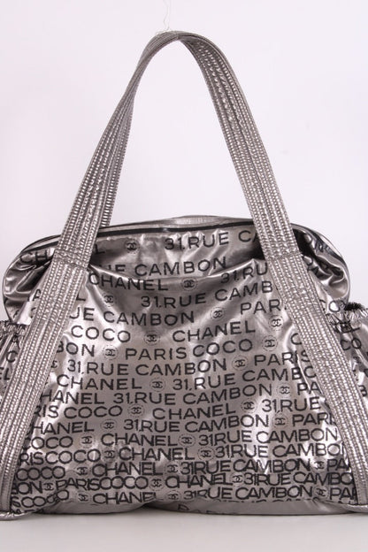Chanel 31 Rue Cambon Tote Silver/ Black | O/S, Black