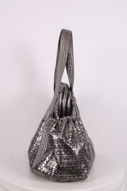 Chanel 31 Rue Cambon Tote Silver/ Black | O/S, Black