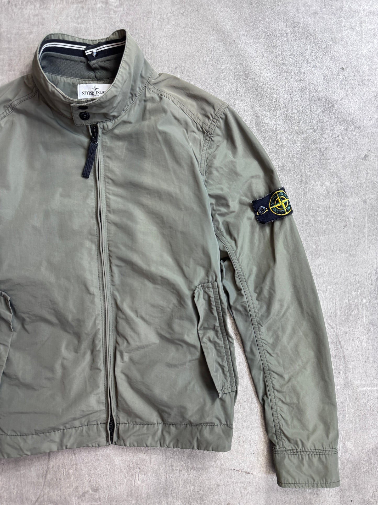 Stone Island S/S 2013 Micro Reps Double Collar Green Tech Jacket