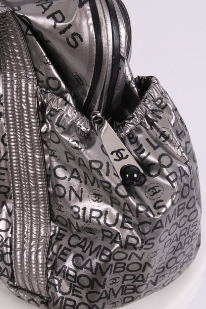 Chanel 31 Rue Cambon Tote Silver/ Black | O/S, Black