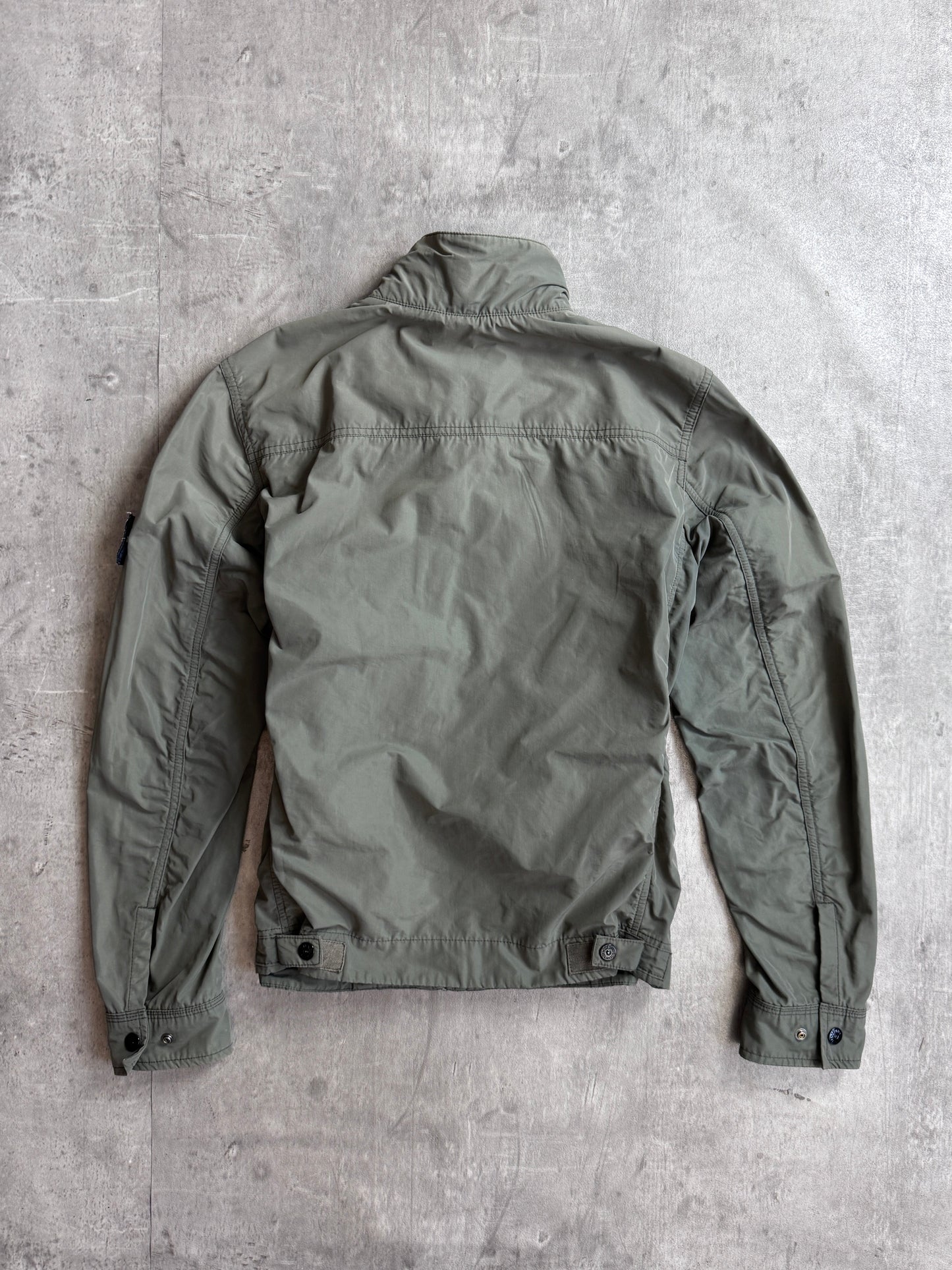 Stone Island S/S 2013 Micro Reps Double Collar Green Tech Jacket