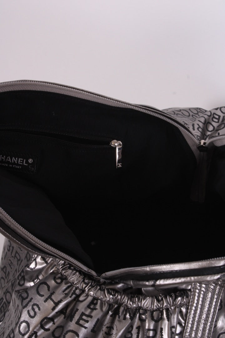 Chanel 31 Rue Cambon Tote Silver/ Black | O/S, Black