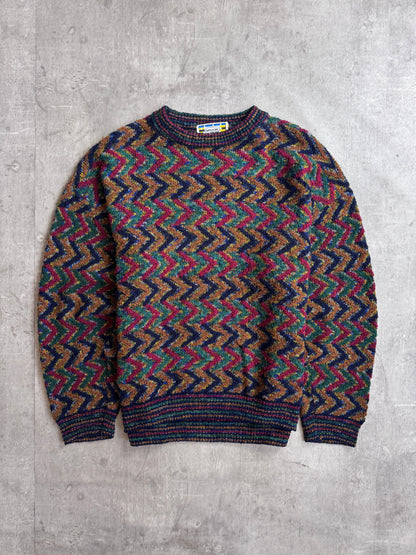 1990's Missoni Sport Chevron Abstract Sweater