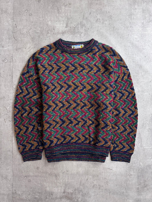1990's Missoni Sport Chevron Abstract Sweater