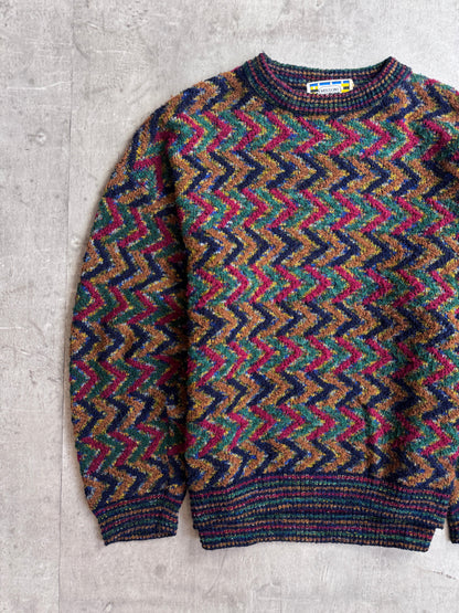 1990's Missoni Sport Chevron Abstract Sweater