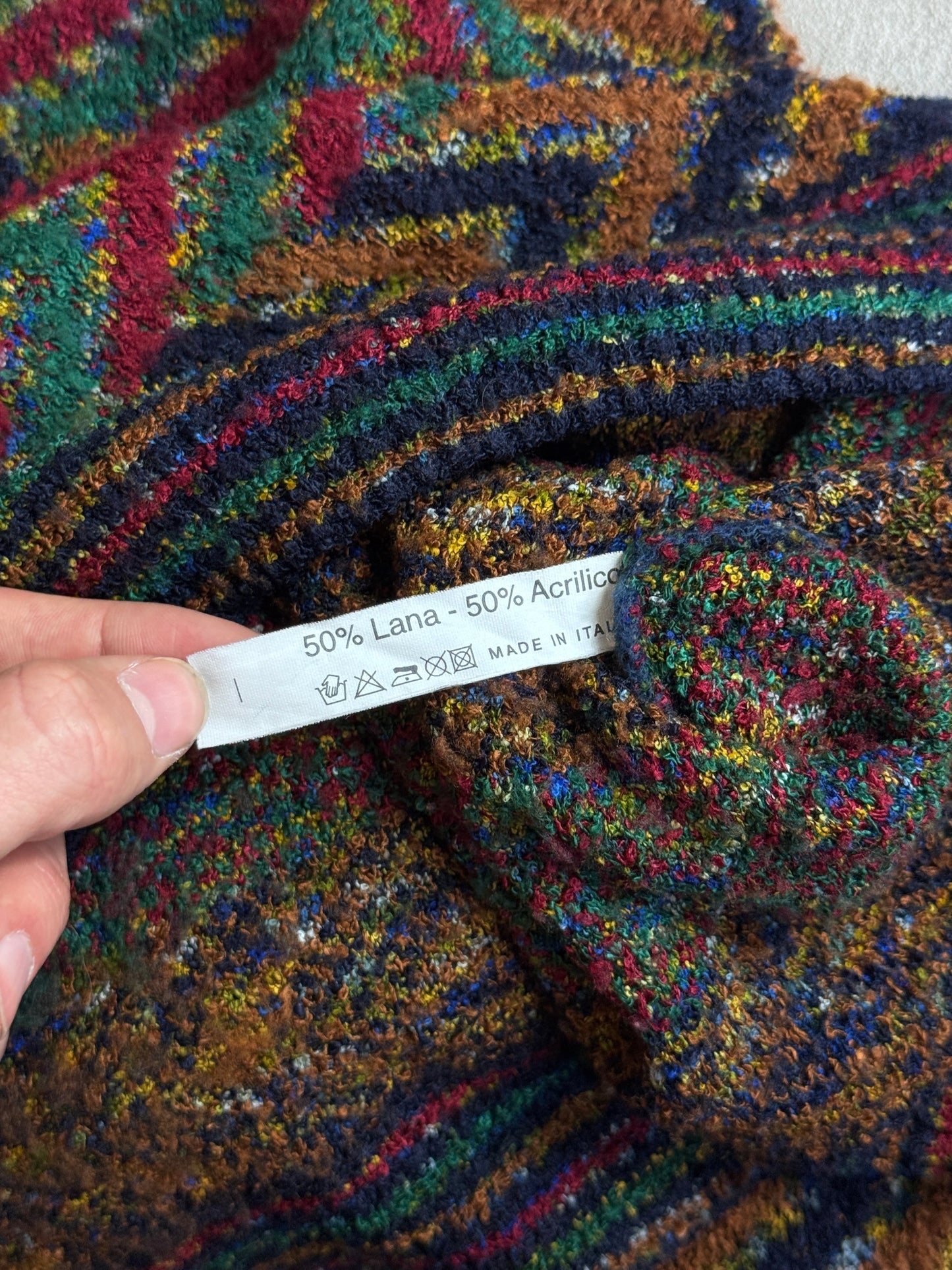 1990's Missoni Sport Chevron Abstract Sweater