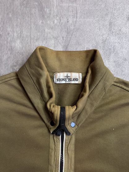 Stone Island S/S 2013 Khaki Full Zip Tech Jumper