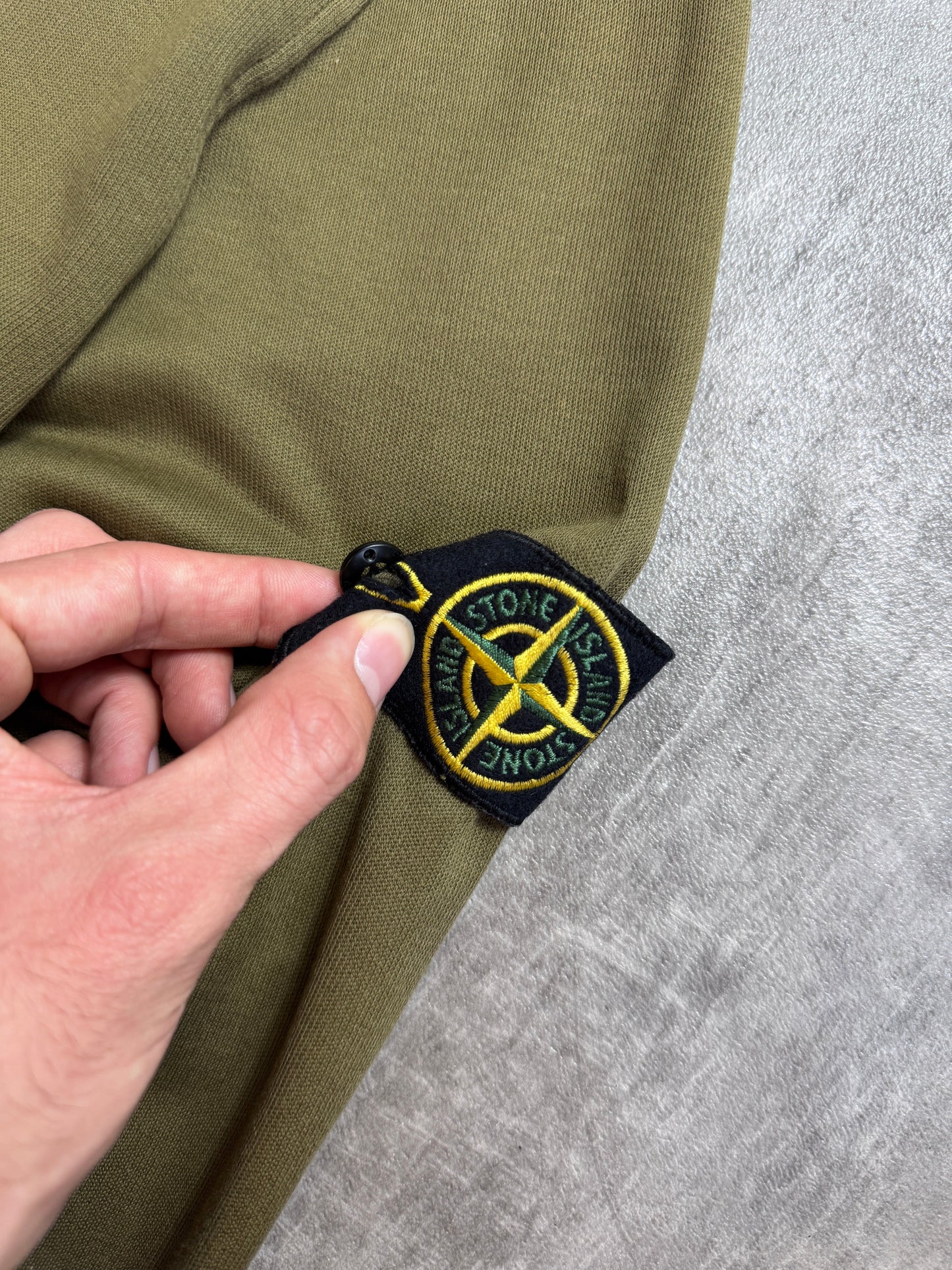 Stone Island S/S 2013 Khaki Full Zip Tech Jumper