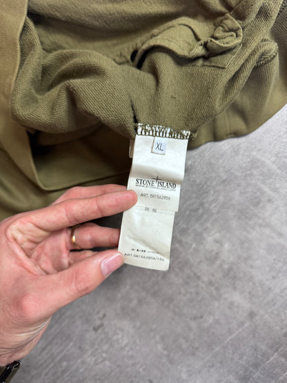 Stone Island S/S 2013 Khaki Full Zip Tech Jumper